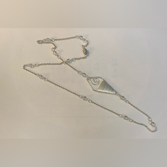 NEW Swarovski Silver plated wrap charm necklace - Picture 5 of 6